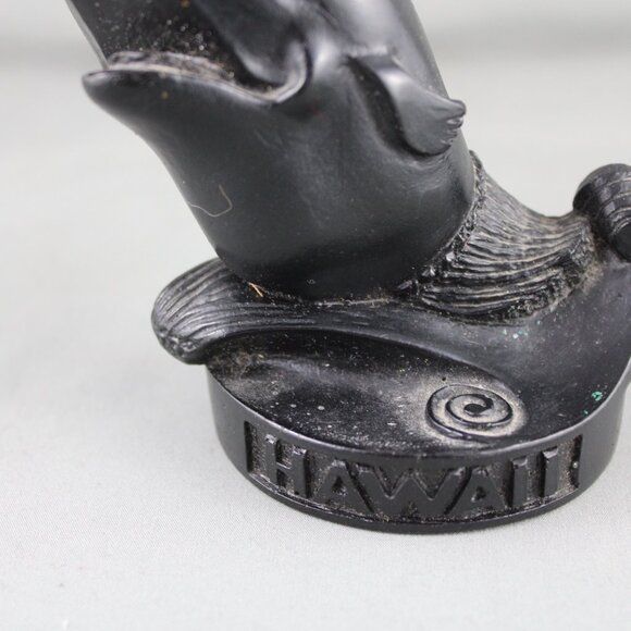 Vintage Coco Joe Figurine - Tiki Whale with Hat - Made with Lava - Picture 3 of 8